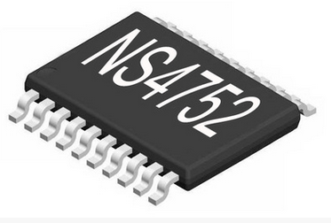 NS4752  升壓+防失真、3.6V/5W單聲道AB/D切換音頻功放